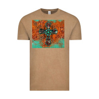 Vintage Coffee western cross tumbler Vintage Tee - Jasminsmagicworld