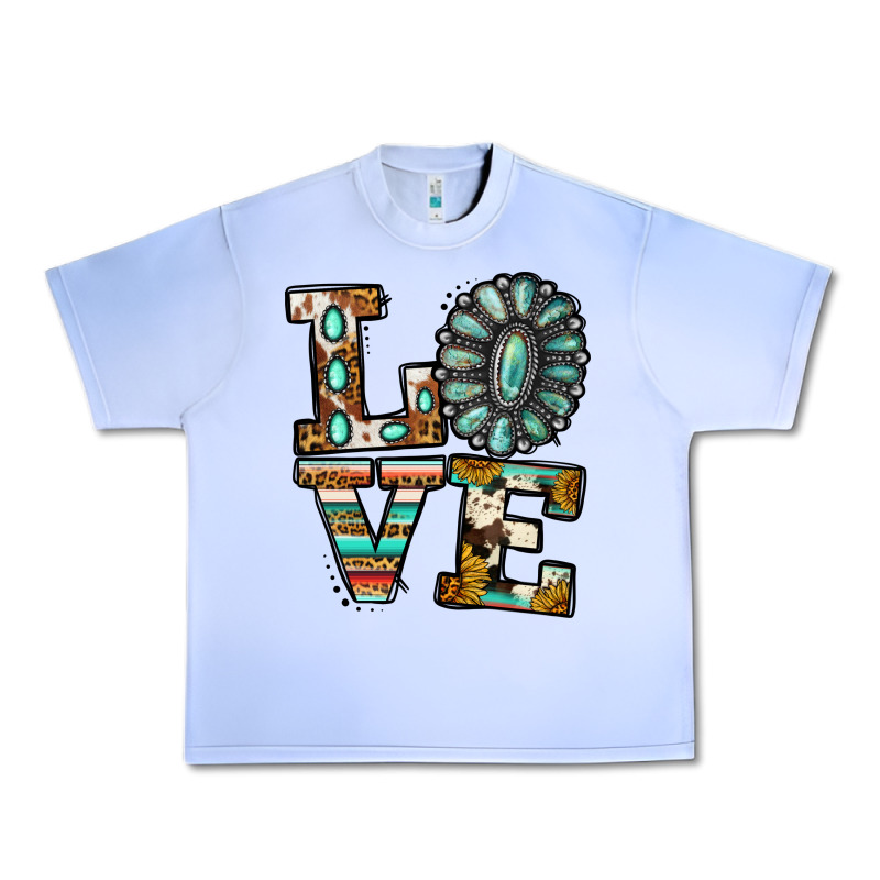 Turquoise Love Urban Heavy Tee by Jasminsmagicworld | Teevron