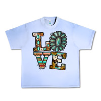 Grape Ice Turquoise Love Urban Heavy Tee - Jasminsmagicworld