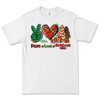 White peace love Christmas cakes Premium Tee - AdoDesignShop