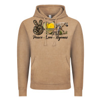 Vintage Coffee Peace Love Hyenas Vintage Hoodie - LillyAllenDesigns