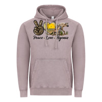 Vintage Zinc Peace Love Hyenas Vintage Hoodie - LillyAllenDesigns