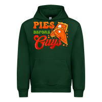 Forest Green Pies Before Guys Urban Hoodie - FaDigitalArtStudio