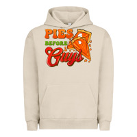 Pigment French Oak Pies Before Guys Urban Hoodie - FaDigitalArtStudio