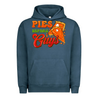 Pigment Midnight Navy Pies Before Guys Urban Hoodie - FaDigitalArtStudio
