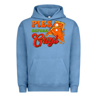 Pigment Pebble Blue Pies Before Guys Urban Hoodie - FaDigitalArtStudio