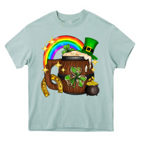 Arona st. patricks day barrel beer Heavy Core Tee - Neo Western