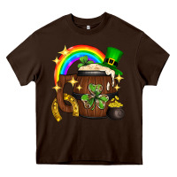 Chocolate Brown st. patricks day barrel beer Heavy Core Tee - Neo Western