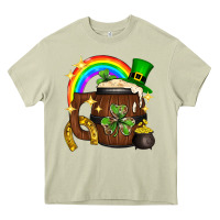 St. Patricks Day Barrel Beer Heavy Core Tee | Teevron
