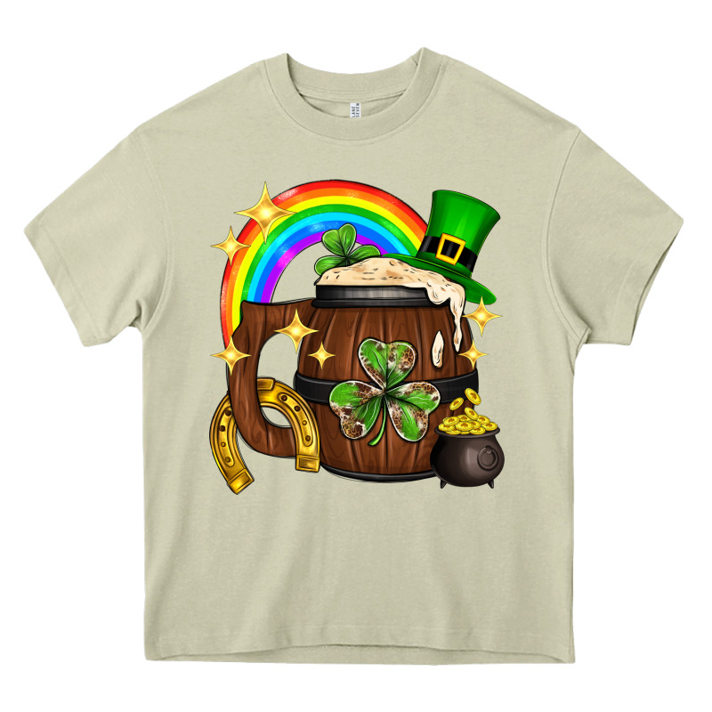 St. Patricks Day Barrel Beer Heavy Core Tee by Neo Western | Teevron