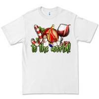 White joy to the world christmas wine Premium Tee - FaDigitalArtStudio