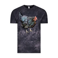 Cloud Black jersey giant chicken Vintage Tee - LillyAllenDesigns