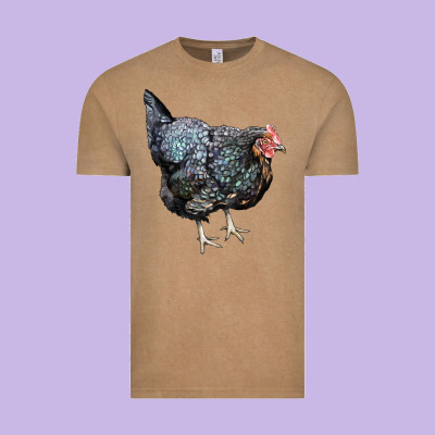 Jersey Giant Chicken Vintage Tee Designed By Lillyallendesigns