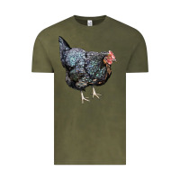 Vintage Olive jersey giant chicken Vintage Tee - LillyAllenDesigns
