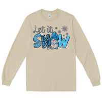 Mushroom let it snow Long Sleeve Tee - JahusDesignShop