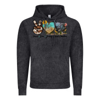 Peace Love Jersey Giant Chicken Vintage Hoodie | Teevron