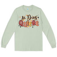 Matcha si dios quiere Long Sleeve Tee - MaliasSmallBusiness