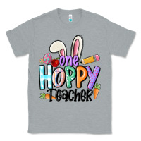 Heather Grey one hoppy teacher Classic Tee - MaliasSmallBusiness
