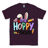 Plum one hoppy teacher Classic Tee - MaliasSmallBusiness