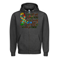 Charcoal Heather autism awareness Zipper Hoodie - Artiststas