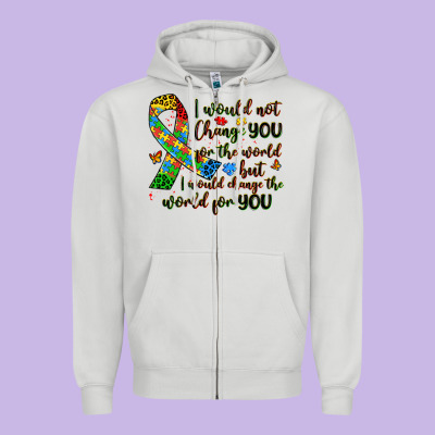Autism Awareness Zipper Hoodie Designed By Artiststas
