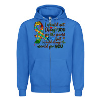 True Royal autism awareness Zipper Hoodie - Artiststas