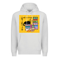 Dove Grey life is better with cats and books Premium Hoodie - TumblerDesignByShophia