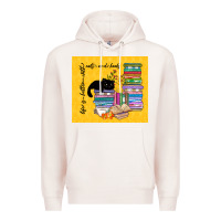 Pale Pink life is better with cats and books Premium Hoodie - TumblerDesignByShophia