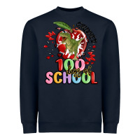 Navy crushed 100 days of school Heavyweight Sweatshirt - MaliasSmallBusiness