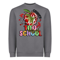 Storm crushed 100 days of school Heavyweight Sweatshirt - MaliasSmallBusiness