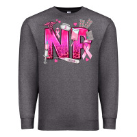 Charcoal Heather breast cancer np nurse practitioner Premium Sweatshirt - texasbilliewilder