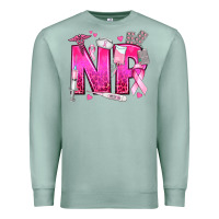 Seafoam breast cancer np nurse practitioner Premium Sweatshirt - texasbilliewilder