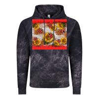 Cloud Black ladybug sunflower Vintage Hoodie - BarkalooDesign