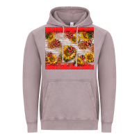 Vintage Zinc ladybug sunflower Vintage Hoodie - BarkalooDesign