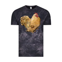 Cloud Black cochin rooster Vintage Tee - LillyAllenDesigns