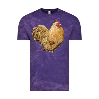 Cloud Purple cochin rooster Vintage Tee - LillyAllenDesigns