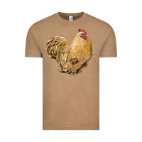Vintage Coffee cochin rooster Vintage Tee - LillyAllenDesigns