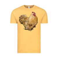 Vintage Mustard cochin rooster Vintage Tee - LillyAllenDesigns