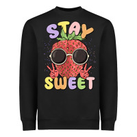 Black stay sweet Heavyweight Sweatshirt - MaliasSmallBusiness