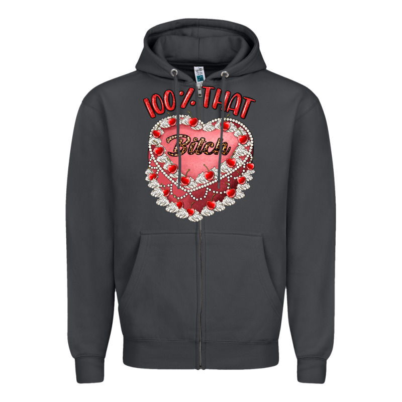 100 That Bitch Zipper Hoodie by Artiststas | Teevron