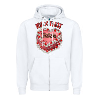 White 100 that bitch Zipper Hoodie - Artiststas
