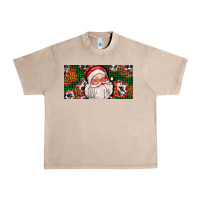 French Oak christmas with santa Urban Heavy Tee - AdoDesignShop