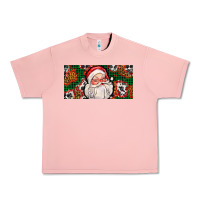Salmon christmas with santa Urban Heavy Tee - AdoDesignShop