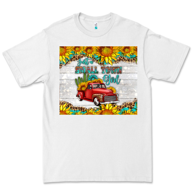 Just A Small Town Girl With Car Premium Tee by HRA Design Shop | Teevron
