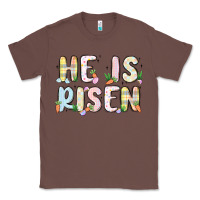 Chestnut he is risen Classic Tee - MaliasSmallBusiness
