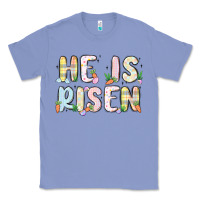 Colony Blue he is risen Classic Tee - MaliasSmallBusiness
