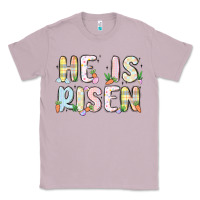 Lilac he is risen Classic Tee - MaliasSmallBusiness