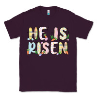 Plum he is risen Classic Tee - MaliasSmallBusiness