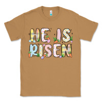 Toasted Coconut he is risen Classic Tee - MaliasSmallBusiness