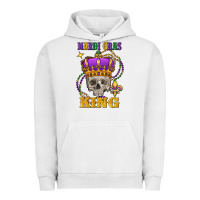 Pigment Lunar Rock Skull Mardi Gras king Urban Hoodie - FaDigitalArtStudio